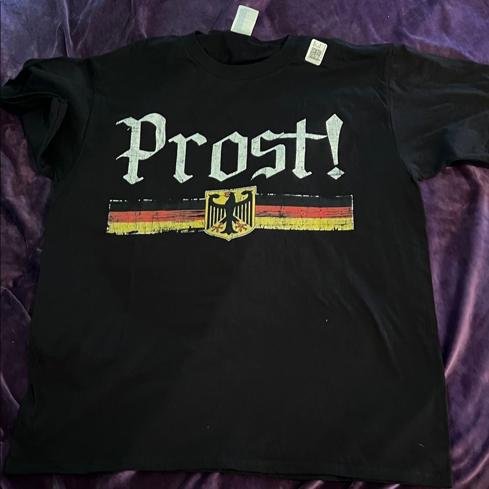 Prost German Flag Design Tshirt (Men’s L)